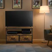 Sorbus 2 Shelf TV Stand Dresser with 2 Drawers Storage for Bedroom & Living Room