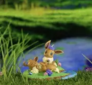 Afternoon Picnic with Eevee Evolving Personalities Figure
