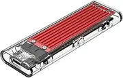 Orico TCM2-C3-RD NVMe (M Key) M.2 SSD to USB-C 10Gbps Enclosure - Red