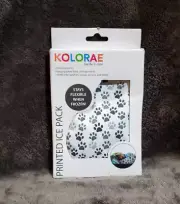 Kolorae Puppy Paws Reusable Soft Ice Pack Black and White Pack of 1