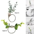 Green Leaves Napkin Rings Artificial Greenery Napkin Rings Napkin Buckle Napkin