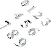 SHINEOFI 1set Self Adhesive House Numbers Door Numbers for Mailbox Apartment Commercial Use Durable Stylish Address Signage 10pcs