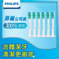 在飛比找Yahoo奇摩購物中心優惠-【Philips飛利浦】音波牙刷標準型刷頭_HX6013/6