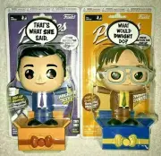 FUNKO POPSIES THE OFFICE MICHAEL SCOTT & DWIGHT SCHRUTE **NEW**