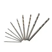 10 Pcs High Speed Steel Cobalt Drill Bit Set 2 Pcs of Each 1mm(3/64"), 1.5mm(...