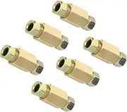 6pack/lot 3/8 Inch-24 Threads Brake Line Fitting Brake Line Fittings Brake Line Fittings Assortment for 3/16 Inch Tube