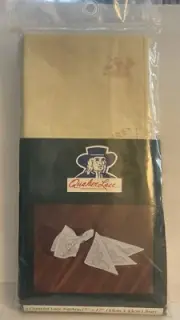 Vintage Quaker Lace Camelot Ivory Napkins NEW 17”x 17” Set Of 4 NIP 85% Cotton