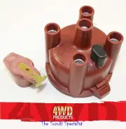 Distributor Cap & Rotor Button SET - Suzuki LJ80/81 Sierra 1.0/1.3 Maruti 1.0