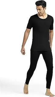 [XYXX] Men's Thermal Set | Antibacterial, Skin Friendly with Superior Heat Retention | Slim Fit Solid Alpine IntelliHeat Thermal Set