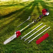 4 Stroke 40CC Pole Chainsaw Hedge Trimmer Cutter Pruner Petrol Gardening Tool