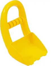 Kisangel Winter Snow Shovel Yellow Garden Digging Tool for Snow Beach Sand and Backyard Gardening Safe and Design