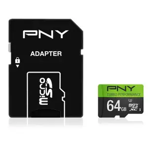 【PNY 必恩威】PNY 必恩威 64G MicroSDXC U3 4K 記憶卡(MicroSDXC U3 4K)