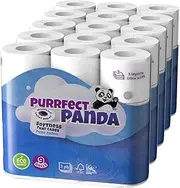 Purrfect Panda Toilet Paper Mega Rolls 3-PLY Tissues Four Scents Lemon, Lavender, Aloe Vera & Unscented, 45 Rolls, Soft, Septic-Safe, 13,950 Sheets Ideal for Home, Office & Hotel (Unscented)