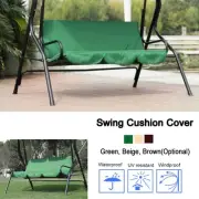 Patio Swing Cushion Cover Polyester Taffeta Outdoor Swing 3‑Seat Chair Cover