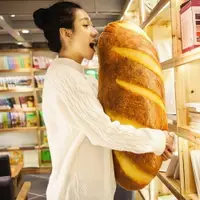在飛比找樂天市場購物網優惠-腰枕 新品創意搞怪食物3D仿真奶油面包長抱枕長條枕靠墊靠枕可