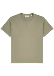 Frame Cotton T-shirt - Taupe S