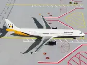 Gemini Jets G2MON016 Monarch Airlines Airbus A321-200 G-OZBL Diecast 1/200 Model