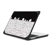MacBook Air 13-inch (M2 - M4) Bounce Case FIND THE PANDA CAT BLACK