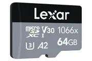 Lexar Professional 1066x 64GB microSDXC UHS-I Memory Card - Silver Series [LMS1066064G-BNANG]