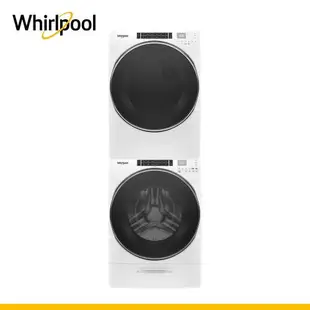 Whirlpool 惠而浦 17公斤洗衣機+16公斤瓦斯乾衣機 8TWFW8620HW+8TWGD8620HW