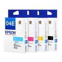 在飛比找momo購物網優惠-【EPSON】1黑3彩墨水組★T04E 1黑3彩墨水匣