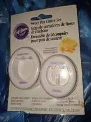 Wilton Sweet Pea Cutter Set Flower Making Tool 417-1153 Cake Decorating Baking