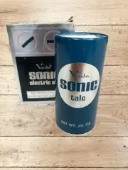Vanda Sonic Talc Shave Powder 2.5 Oz Rare New Old Stock Vintage
