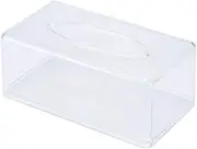 Tissue Box, Creative Retro Transparent Bath/Toilet Paper Tissue Box Household Items Living Room Desktop Accessories