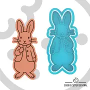 Peter Rabbit Cookie Cutter and Embosser - 9.9cm x 4.2cm