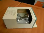 New in Box Franklin Brass Jamestown Double Robe Hook Polished Chrome