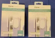 2 NEW iHome Control Wifi Door/Window Battery Powered Sensor White