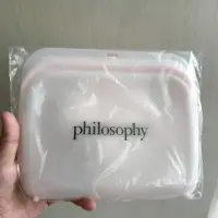 在飛比找蝦皮購物優惠-【全新買就送小禮】Philosophy 亮粉化妝包 便宜賣