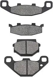 Motorcycle Front and Rear Brake Pads For KAWASAKI STREET BIKE ZR 250 ZZR250 EX 500 D Ninja GPz 500 S ZR250 EX500 GPZ500 Balius (Color : Front and Rear)