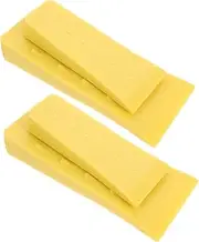4pcs Logging Wedge Felling Tree Wedges Cutting Pine for Stump Remover Plastic Yellow