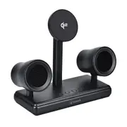 Bonelk Sound Dock Qi2 Wireless Phone Charger w/ Speakers 240v/195mm Black
