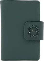 CLATHAS(クレイサス) Craisas 189903 Women's Breton Card Case, Green, Green, F