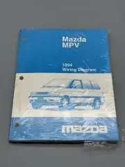 1994 Mazda MPV Electrical Wiring Diagram Manual 9999-95-024G-94 New