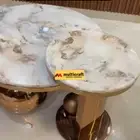 Elegant Marble Inlay Console Table Top Only with Intricate Design