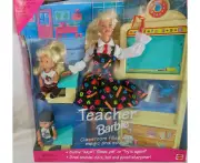 Teacher Barbie Doll Set - Barbie Gift Toy for Girls