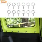 For Suzuki Jimny 19+ Screw Quick Removal Fastener Thumb Screw Accessories Silver
