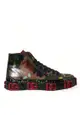 Dolce & Gabbana Multicolor Camouflage High Top Men Sneakers Shoes