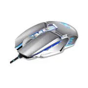 M312 2400DPI USB Wired Metal Scroll Wheel Backlit Optical Gaming Mouse