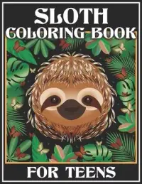 在飛比找博客來優惠-Sloth Coloring Book for Teens: