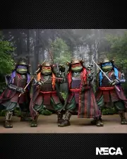 NECA TMNT EXCLUSIVE TEENAGE MUTANT NINJA TURTLES 3 SAMURAI 4 PACK SDCC 2023