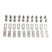10 Pcs Steel Bicycle Bike Single-speed Chain Buckle Plating Hardened Connector