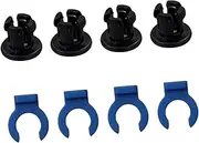 LeoLeoii 1 Set 4PCS Bowden Tube Claw Buckle Router Accessories 3D Printer Extruder Rotary Drill Nut Printer Radiator Clamp Chuck Converter Adapter 3D Printer Extruder Hotend Clamp Collet