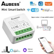 AUBESS Tuya WiFi 16A Smart Home Switch Mini DIY Control Smart Home Automation Mo