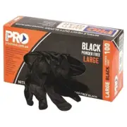 ProChoice MDNPFHDL 100 Pack Large Nitrile Powder Free Heavy Duty Disposable G...