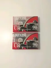 Maxwell Audio Cassette UR Normal Bass 90 Minutes (2 Cassettes)