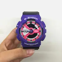 在飛比找蝦皮購物優惠-G-shock 黑紫粉手錶 保證正品 完整外盒+所有標示